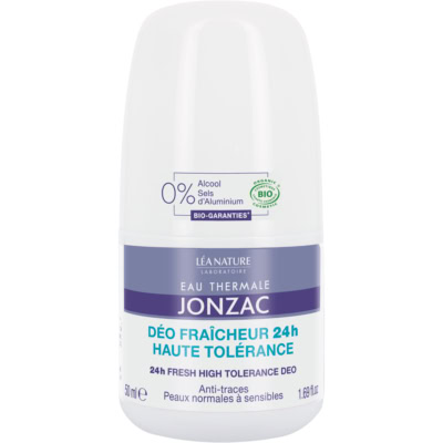 Jonzac Déo Fraicheur 24H Haute Tolérance Bio 50ml