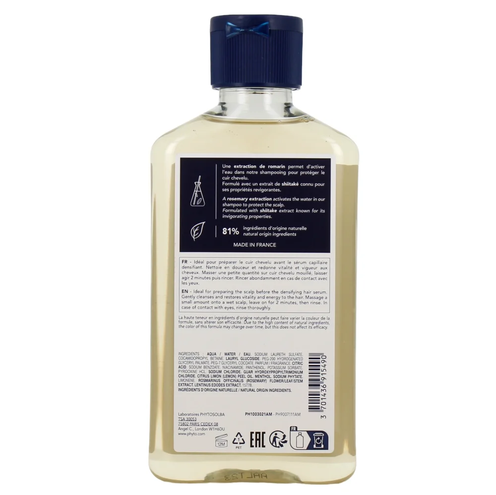 Phyto phytocyane men shampooing revigorant 250ml