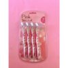 Azal Lot de 4 Rasoirs Pink Secret