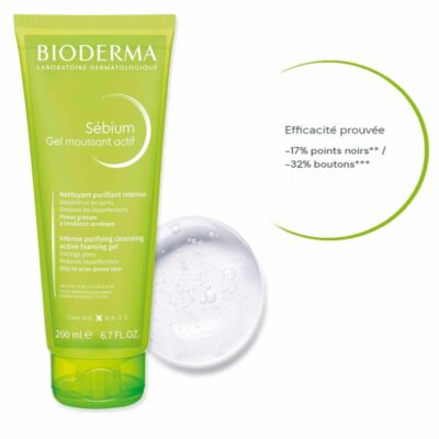 Bioderma sébium gel moussant actif 200ml