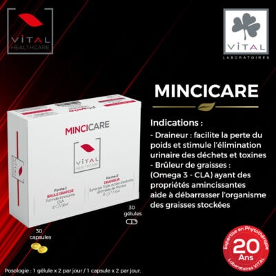 Vital mincicare 60 gélules