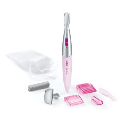 Braun tondeuse 3-en-1 silk-épil fg1100 rose