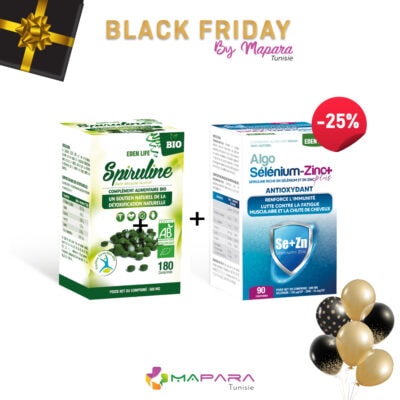 Pack immunité boost bio - algo sélénium-zinc plus 90 comprimes + spiruline bio 180 comprimes (-25%)