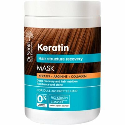 Dr Sante Masque à la Kératine à l'Arginine et au Collagène Cheveux Abîmés 1L