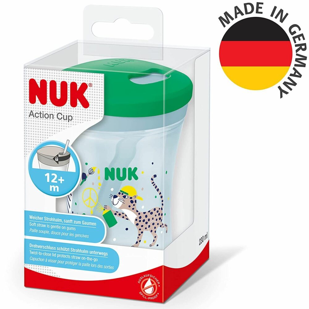 Nuk action cup tasse paille 12 mois et +