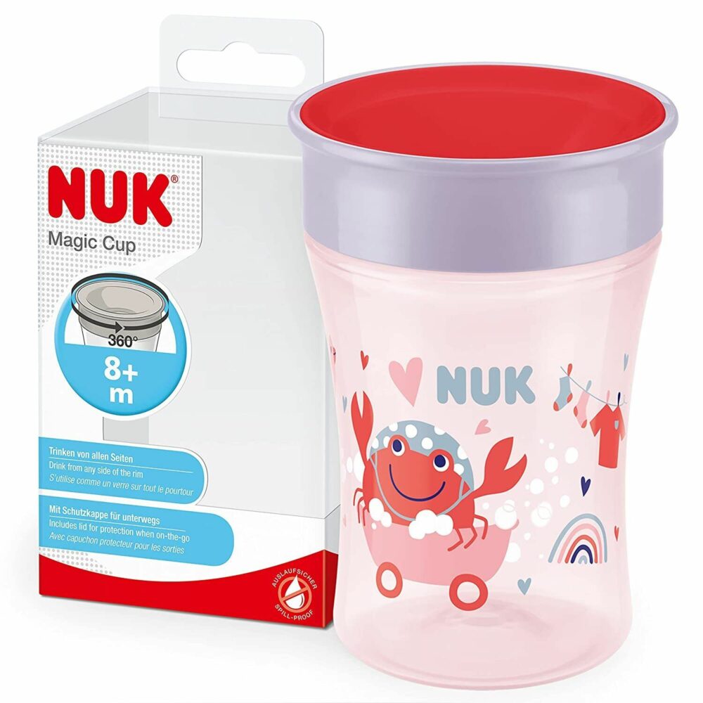 Nuk magic cup 360 silicone mixte 8 mois + 230 ml