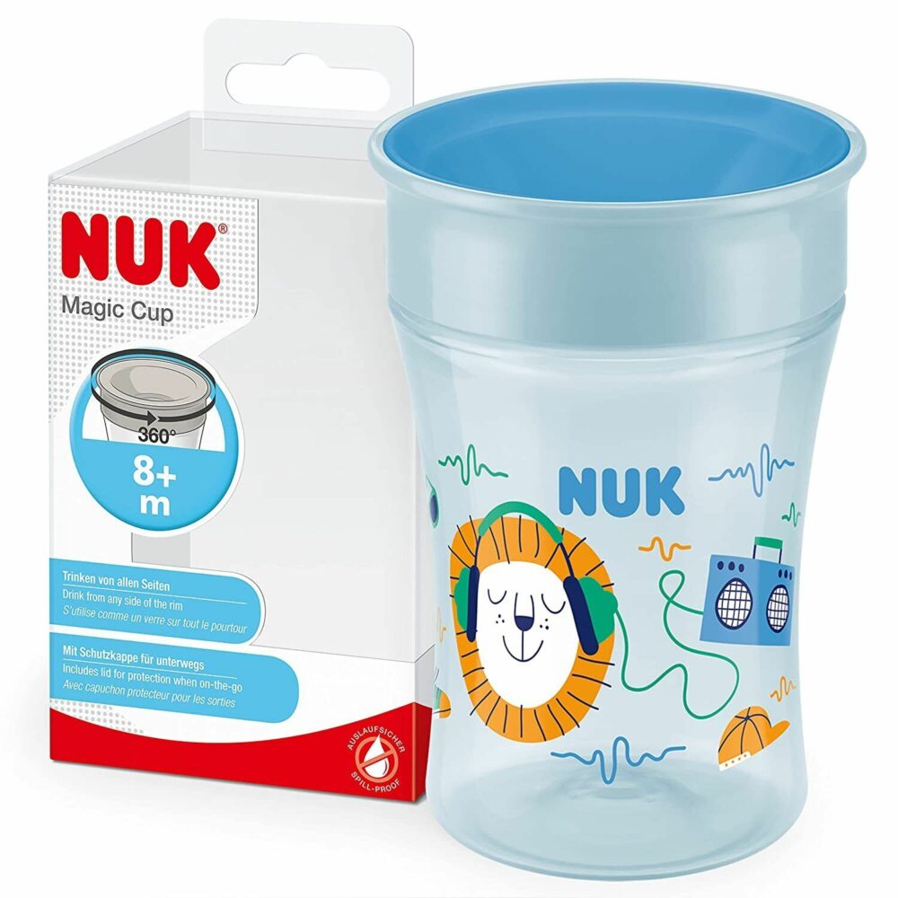 Nuk magic cup 360 silicone mixte 8 mois + 230 ml