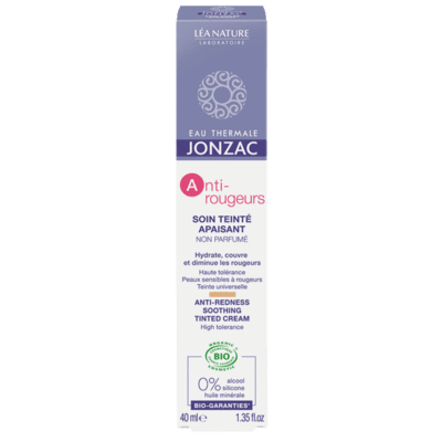 Jonzac Anti-Rougeurs Soin Teinté Apaisant Bio 40 ml