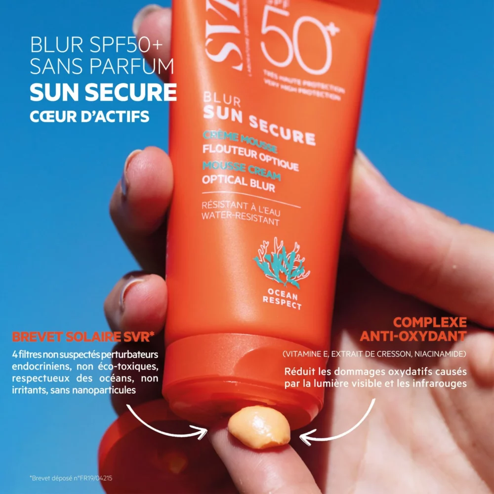 Sun secure blur mousse sans parfum