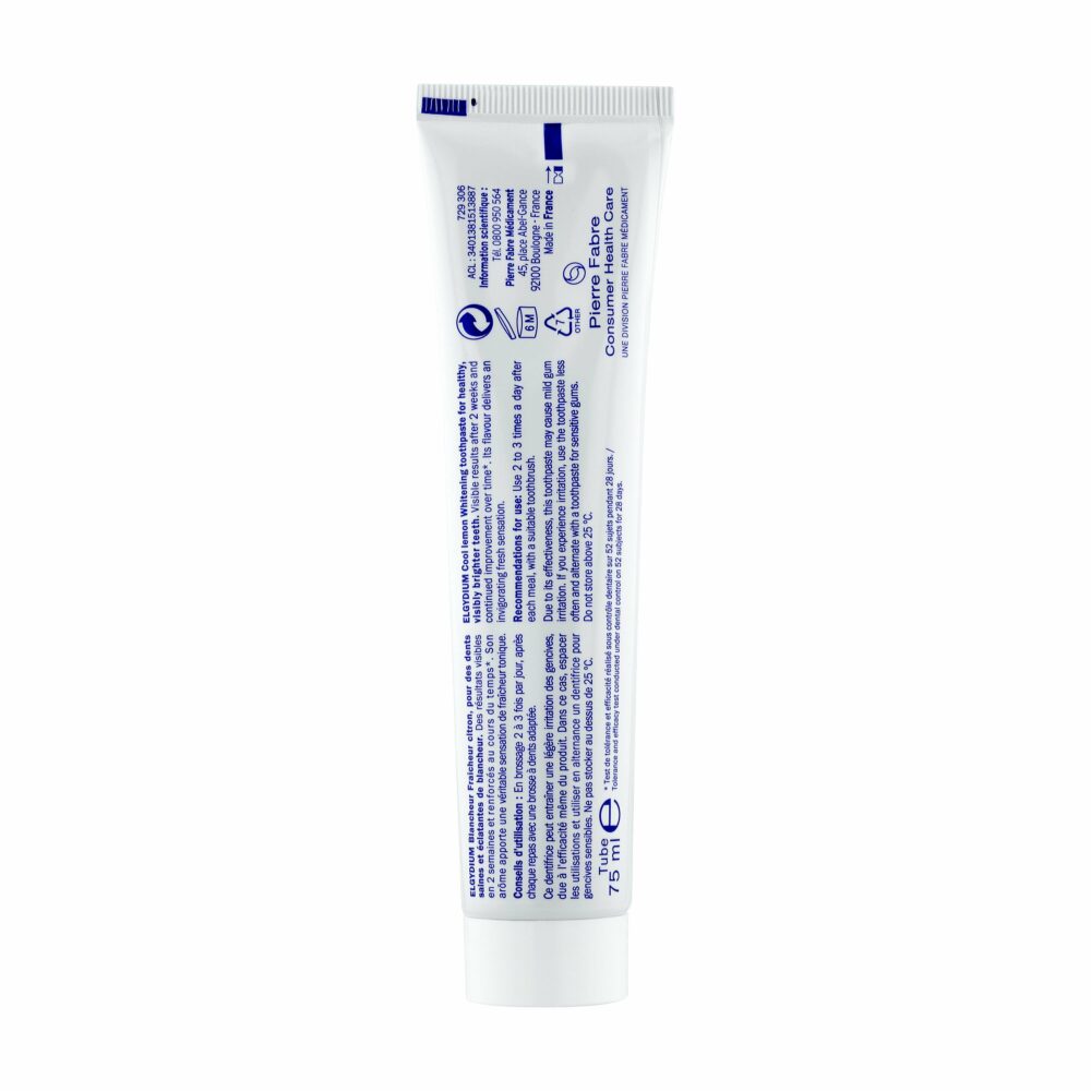 Elgydium dentifrice blancheur citron