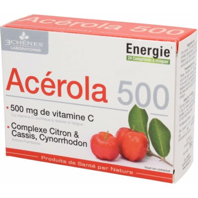 3 Chenes Acerola 500 24 Comprimes