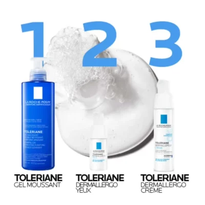 La roche posay toleriane gel moussant purifiant apaisant double nettoyant 400ml