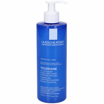 La roche posay toleriane gel moussant purifiant apaisant double nettoyant 400ml