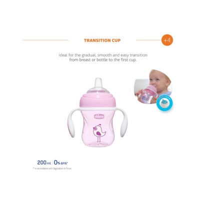 Chicco transition cup 200 ml 4 mois et +