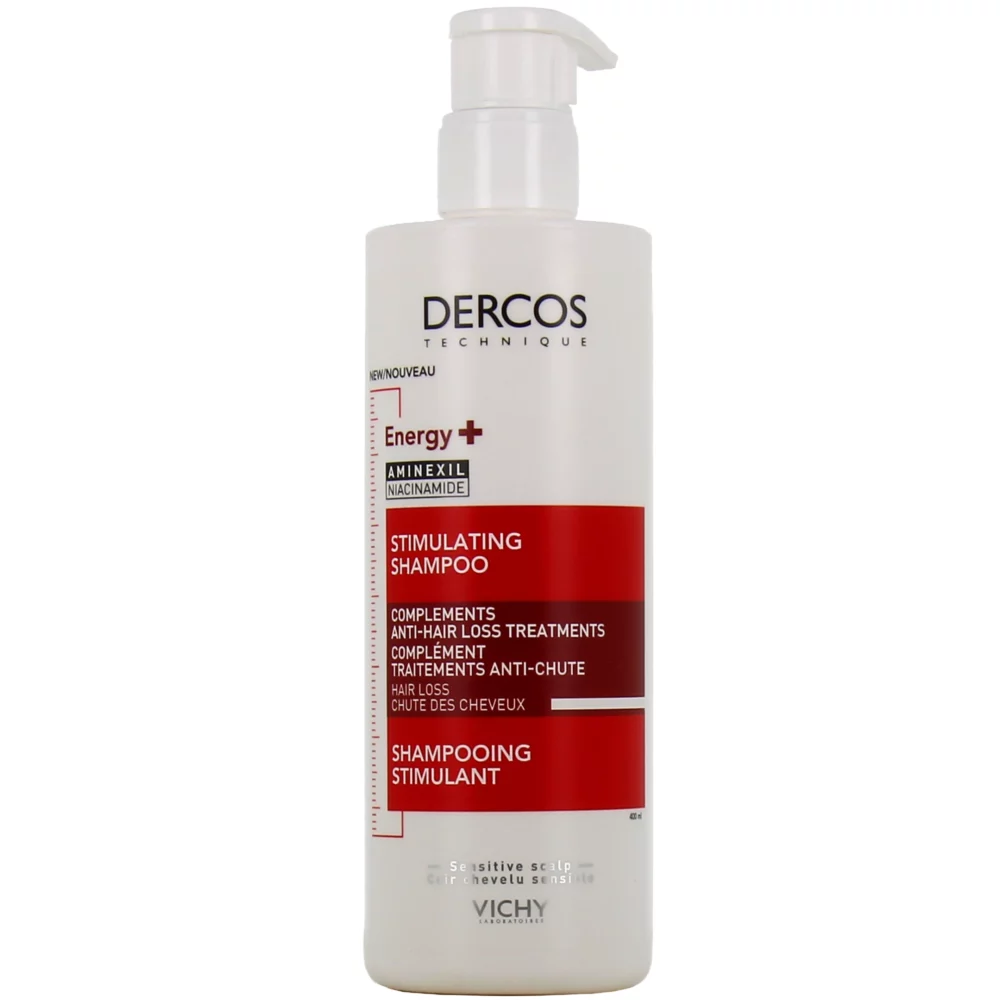 Vichy dercos shampooing energy+ stimulant anti-chute à l'aminexil 400ml