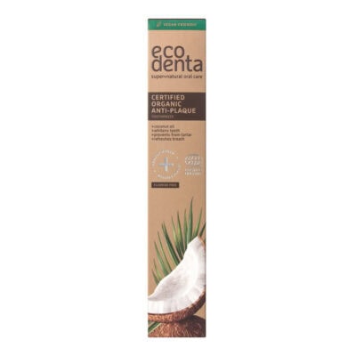 Ecodenta dentifrice bio anti-plaque coco 75ml