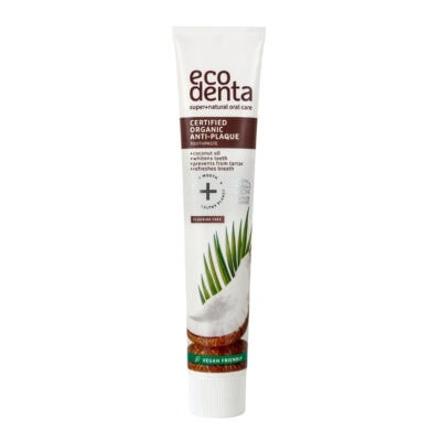 Ecodenta dentifrice bio anti-plaque coco 75ml