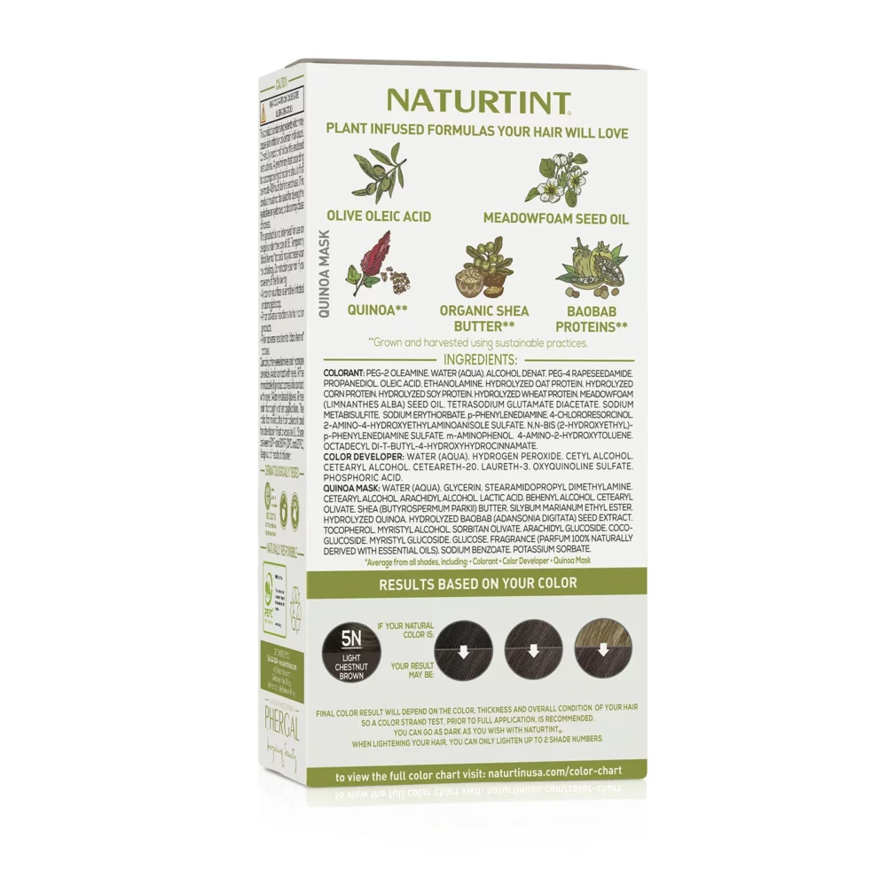 Naturtint colorant permanent en gel 5n châtain clair 170ml