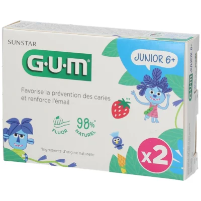 Gum dentifrice junior lot de 2 x 50ml