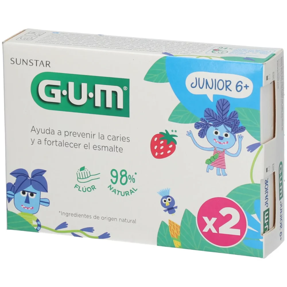 Gum dentifrice junior lot de 2 x 50ml