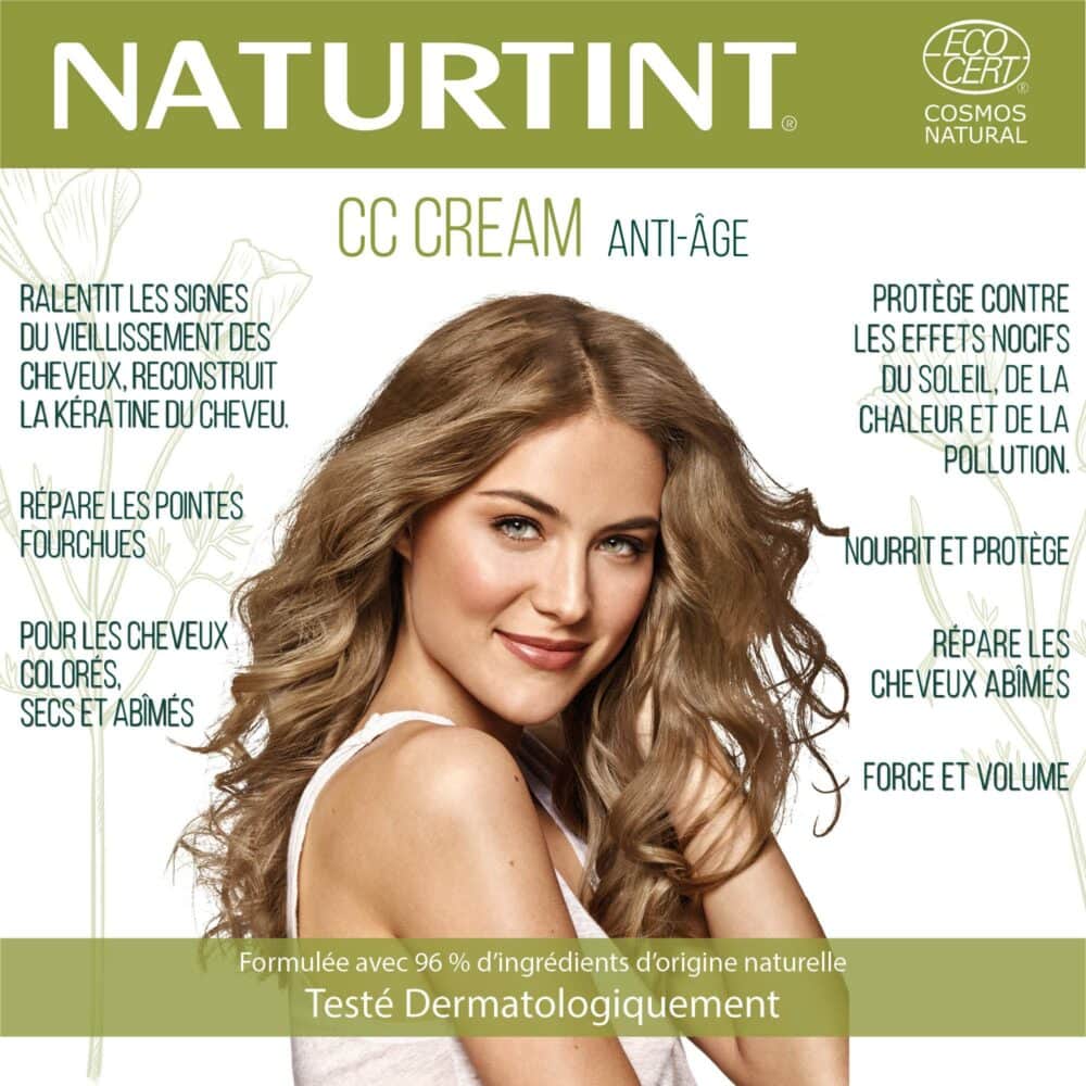 Naturtint cc cream anti-age cheveux 200ml