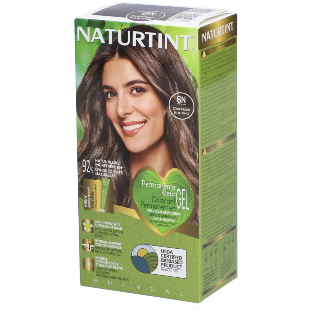 Naturtint colorant permanent en gel 6n blond foncé 170ml – image 7