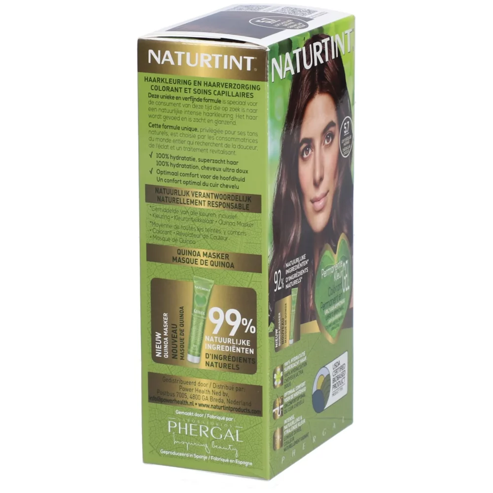 Naturtint colorant permanent en gel 5. 7 châtain clair chocolat 170ml