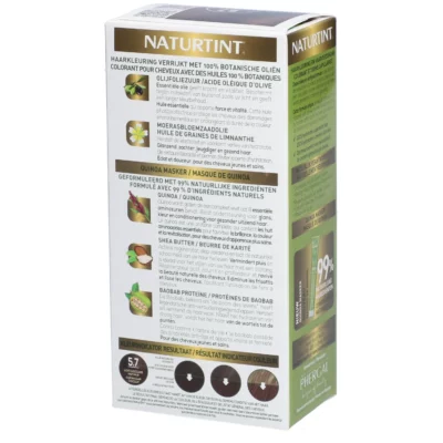 Naturtint colorant permanent en gel 5. 7 châtain clair chocolat 170ml