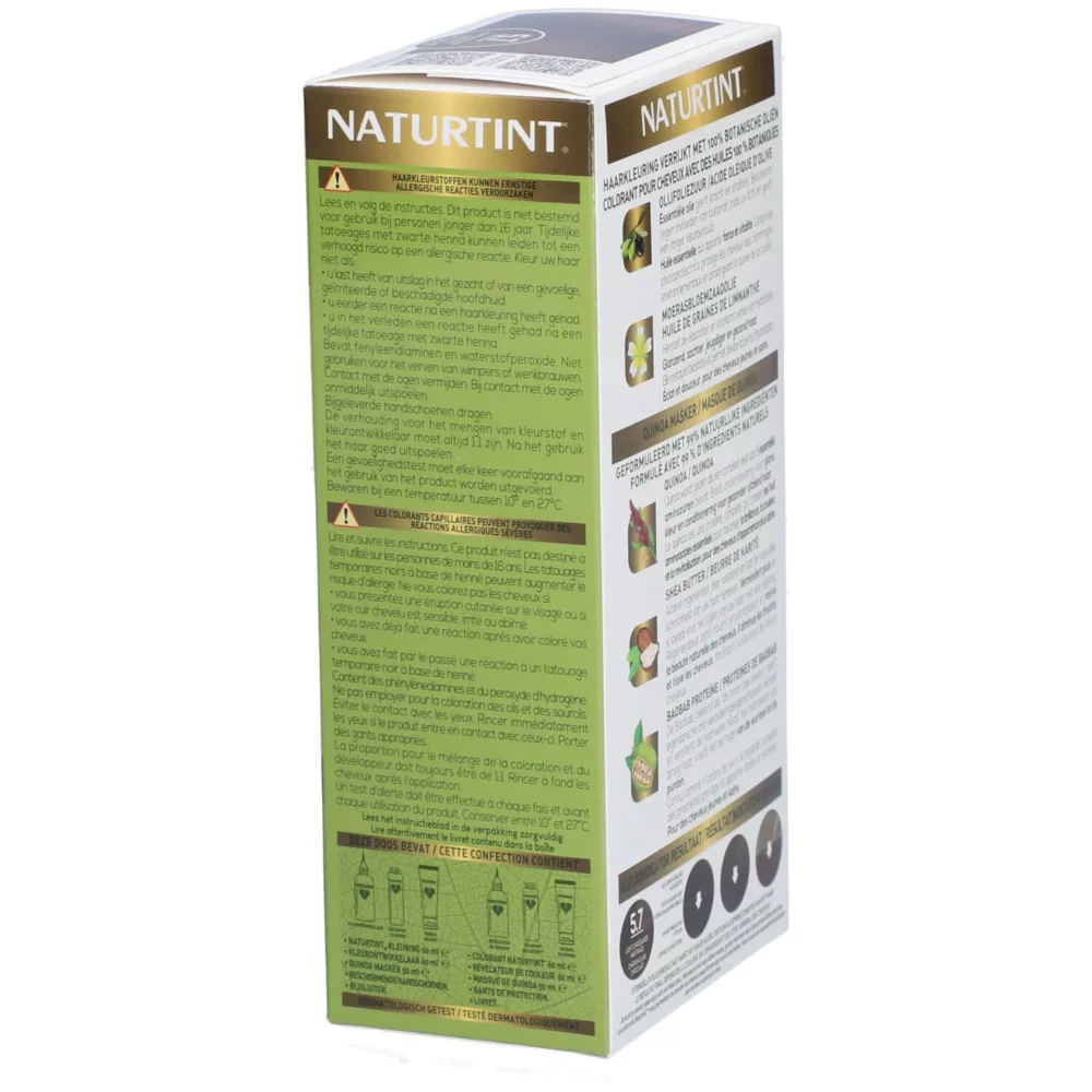 Naturtint colorant permanent en gel 5. 7 châtain clair chocolat 170ml