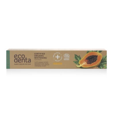 Ecodenta dentifrice bio blanchissant à la papaye 75ml