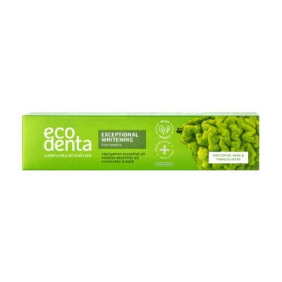 Ecodenta dentifrice blanchissant à la bergamote & au citron 100ml