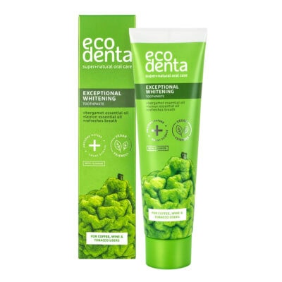 Ecodenta Dentifrice Blanchissant à la Bergamote & au Citron 100ml