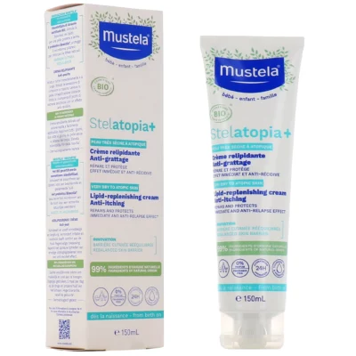 Mustela Stelatopia+ Crème Relipidante Anti-Grattage Bio 150ml