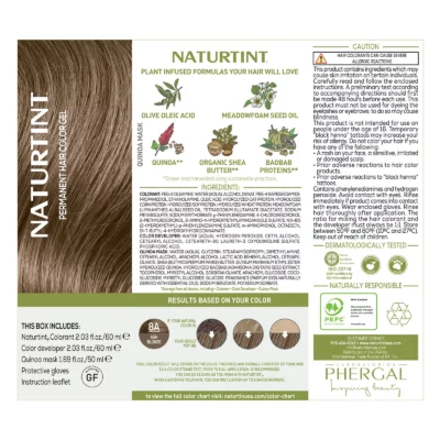 Naturtint colorant permanent en gel 8a blond cendré 170ml