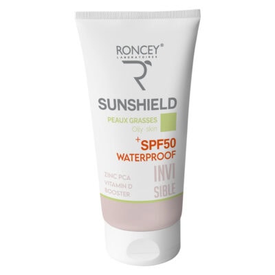 Roncey Ecran Sunshield Waterproof SPF50+ Invisible 50ml Peau grasse