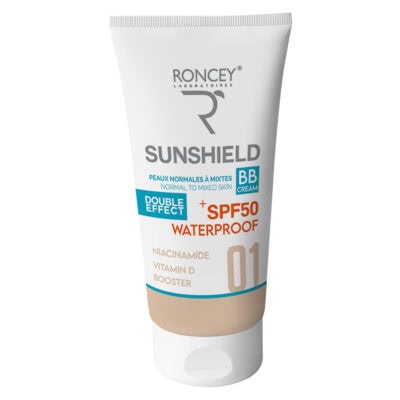 Roncey Ecran Sunshield Waterproof SPF50+ Teinte 01 50ml peau mixte