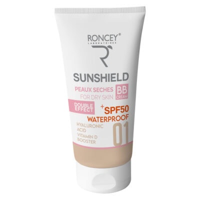 Roncey Ecran Sunshield Waterproof SPF50+ Teinte 01 50ml peau seche