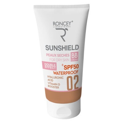 Roncey Ecran Sunshield Waterproof SPF50+ Teinte 02 50ml seche