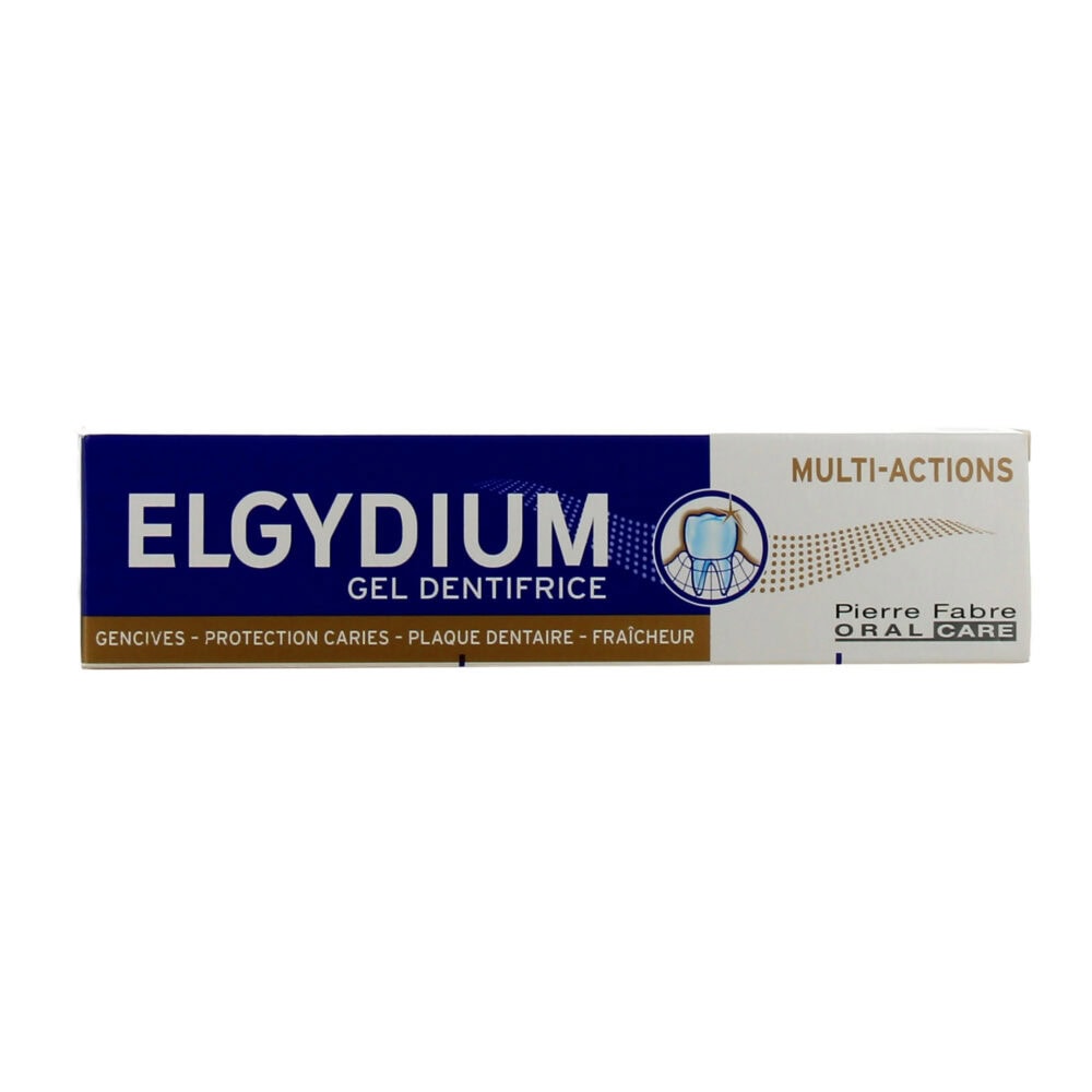 Elgydium gel dentifrice multi-actions 75ml