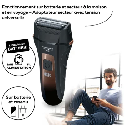 Beurer hr 7000 rasoir rechargeable à grille et lame triple