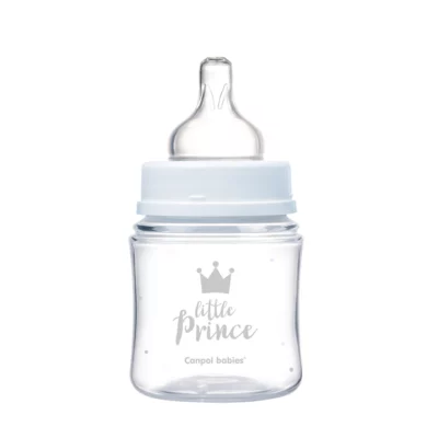 CANPOL Babies Biberon Anti Colique Col Large Royal 120ml Royal Baby - Bleu - 35/233