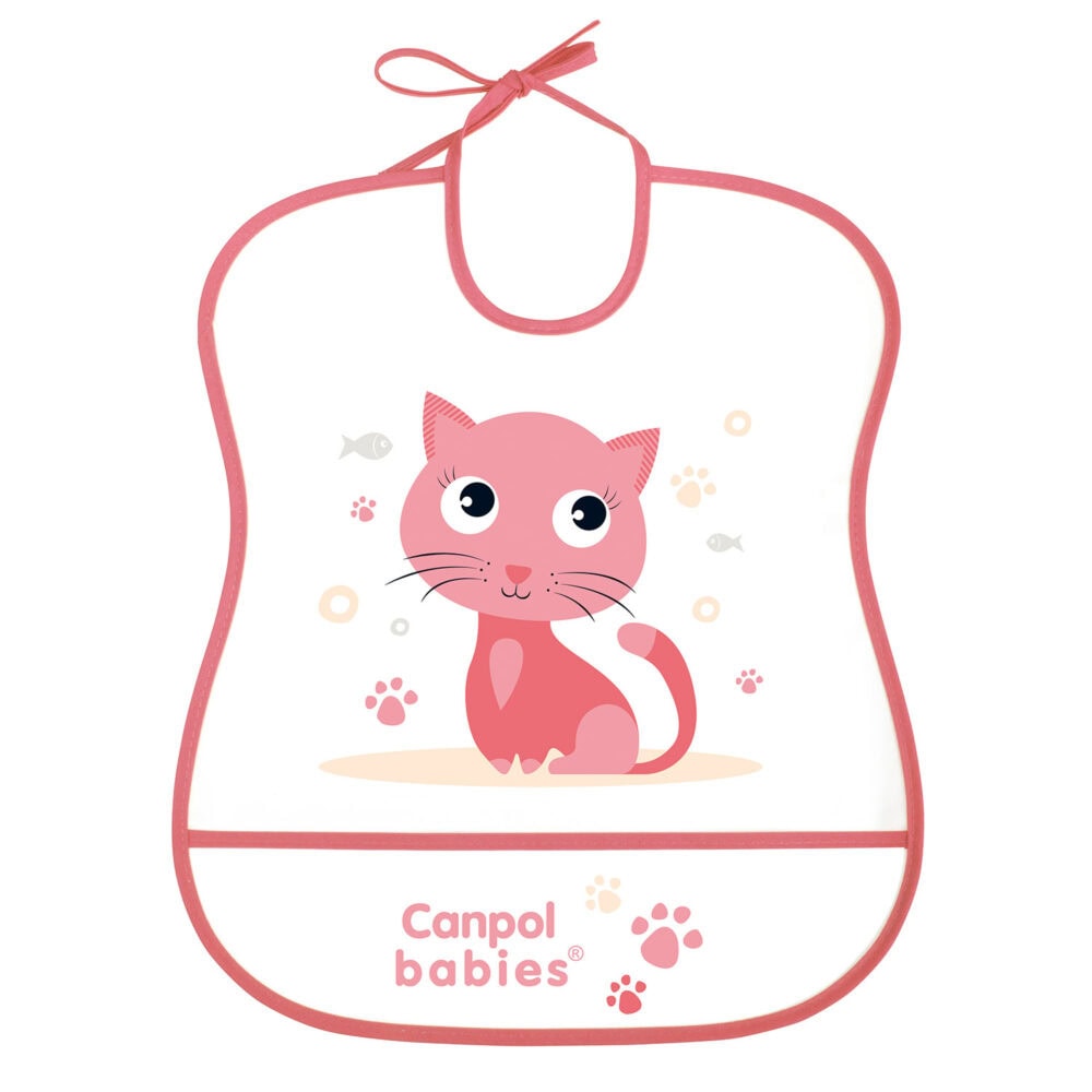 Canpol babies bavoir imperméable avec poche - 2919