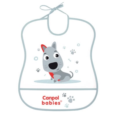 CANPOL Babies Bavoir Imperméable avec Poche - 2919