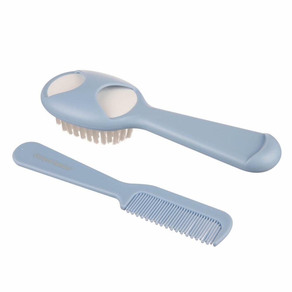 Canpol babies brosse et peigne bleu - 56160