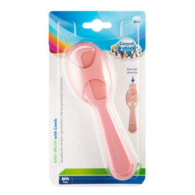 CANPOL BABIES Brosse et Peigne ROSE - 56160