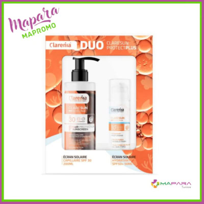 Clarenia Duo Ecran Hydratant Invisible + Ecran Cheveux -40%