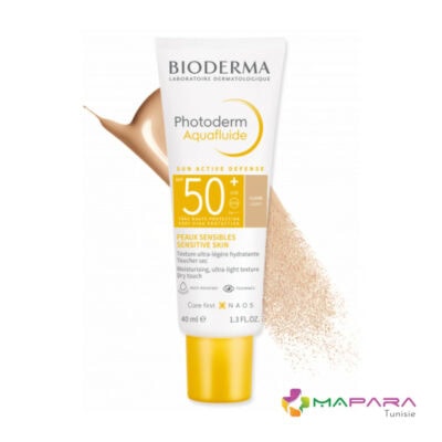 BIODERMA Photoderm Aquafluide Spf50+ Teinte Claire 40ml