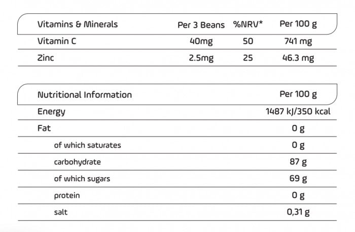 Deleboo vitamin c+zinc raspberry 90 beans