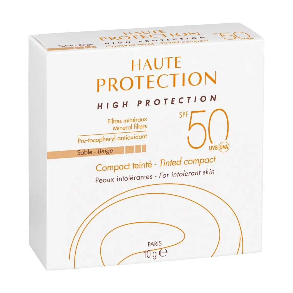 Avene haute protection compact teinté spf50 beige sable 10g