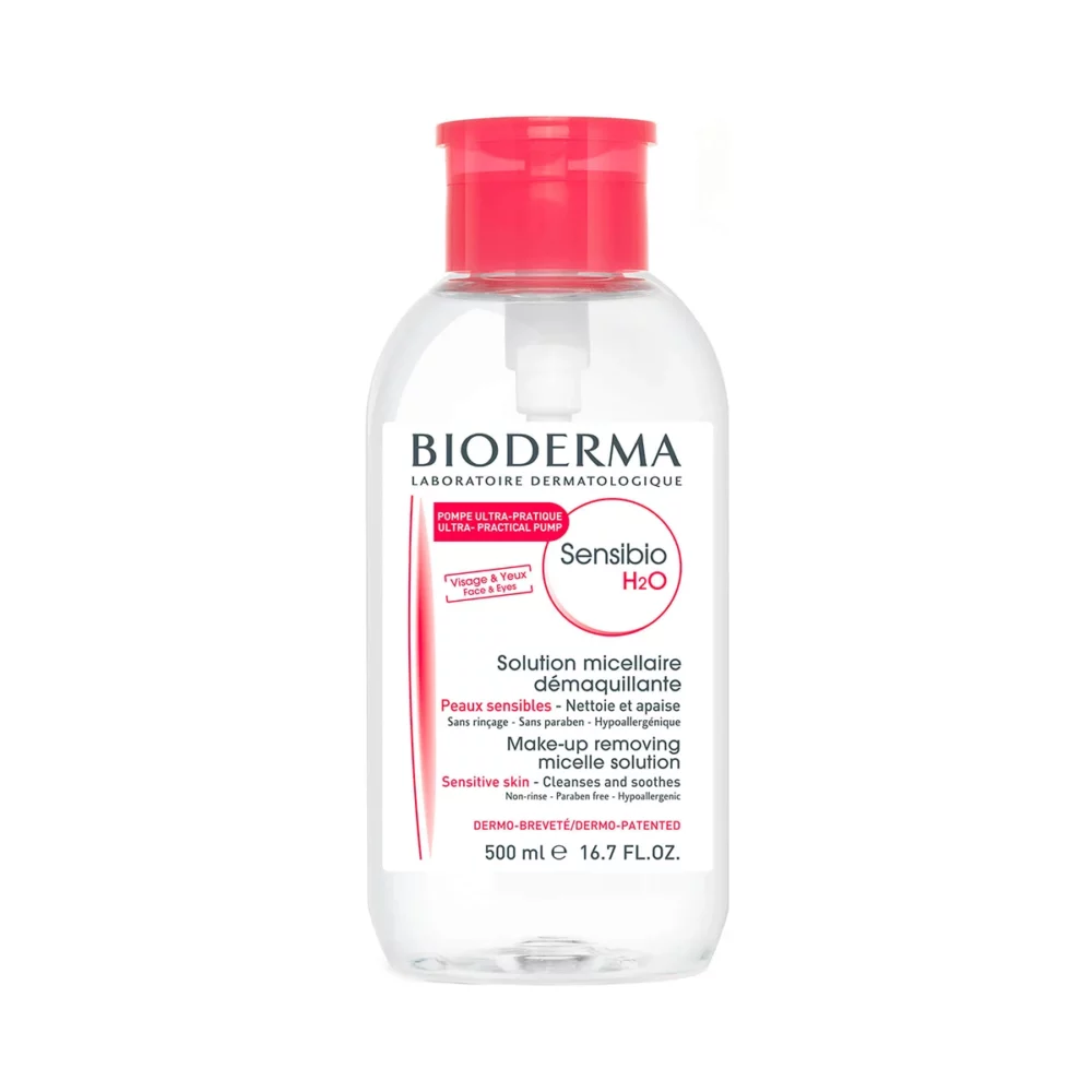 Bioderma sensibio h2o solution micellaire pompe 500ml